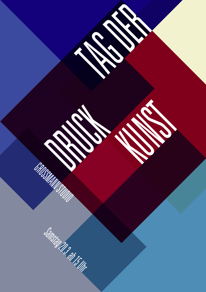 Tag der Druckkunst Plakat 2021